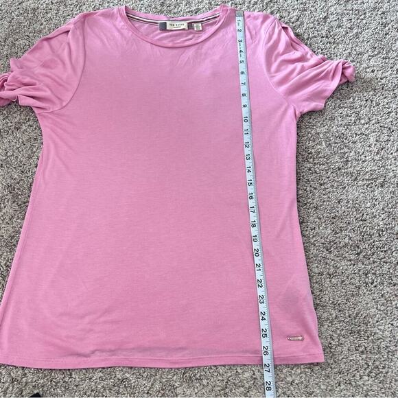Ted Baker London Pink Open Sleeve Tee - Picture 12 of 13